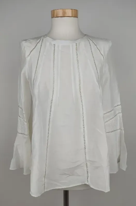 Maje Damen Bluse, weiß - Gr. S - Bild 4