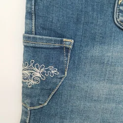 Jeans-Shorts, Almgwand bestickt | Trachten-Charme – Vorschau 4