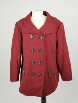 THE OUTERWEAR C&A Mantel Weinrot - Gr. 50 - Bild 1
