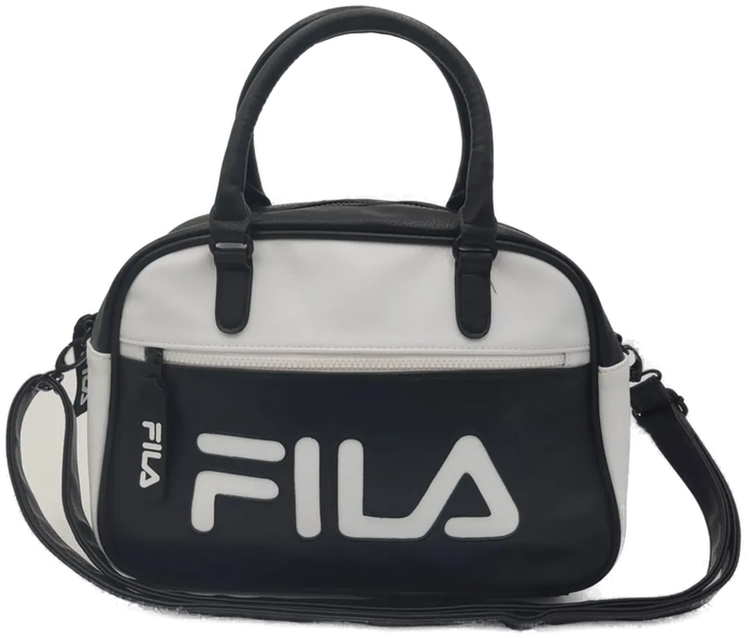 Fila Damen Handtasche schwarz/weiß - 40 x 25 cm - Bild 4
