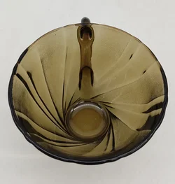 Vereco Duralex Smoked Glass Swirl 6 Stk Tee-Kaffeetassen + 6 Stk Untertassen - Bild 3