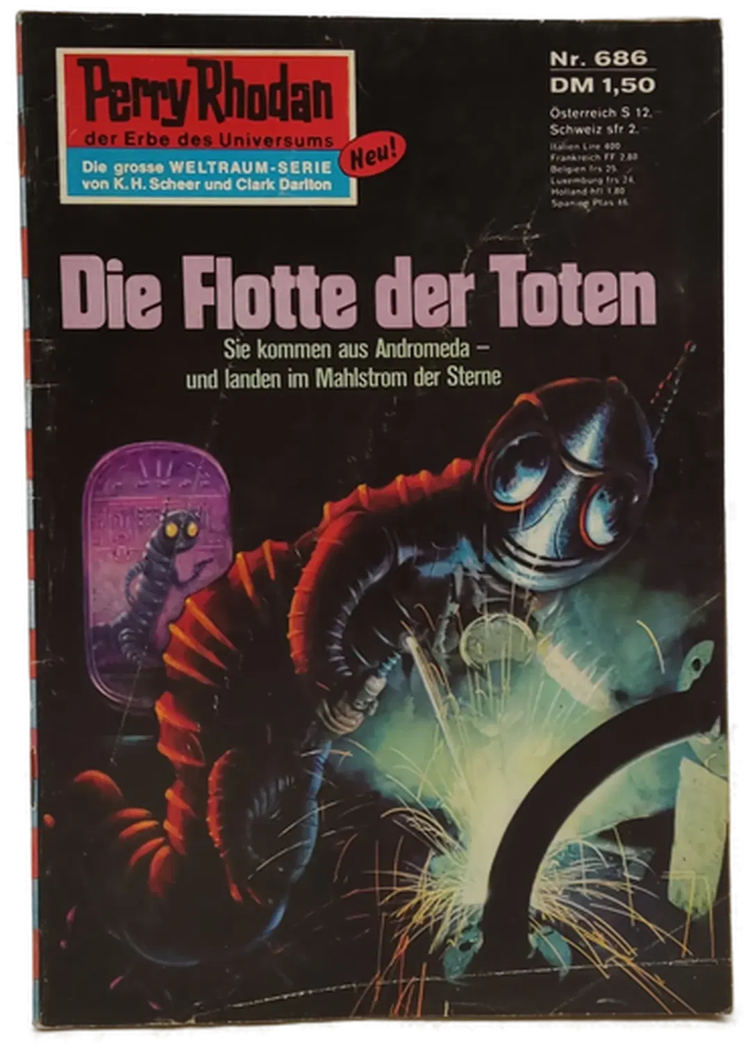  Romanheft Perry Rhodan Die Flotte der Toten Erstauflage Nr.686 - Bild 2