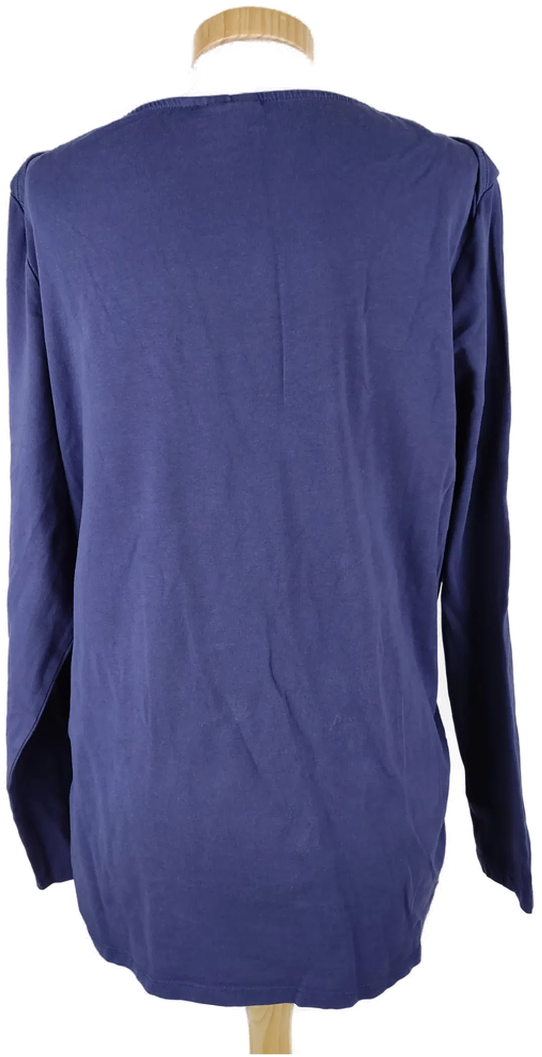 T-Shirt "Yessica", langarm mit Schifferlsausschnitt, dunkelblau, Größe L – Bild 3