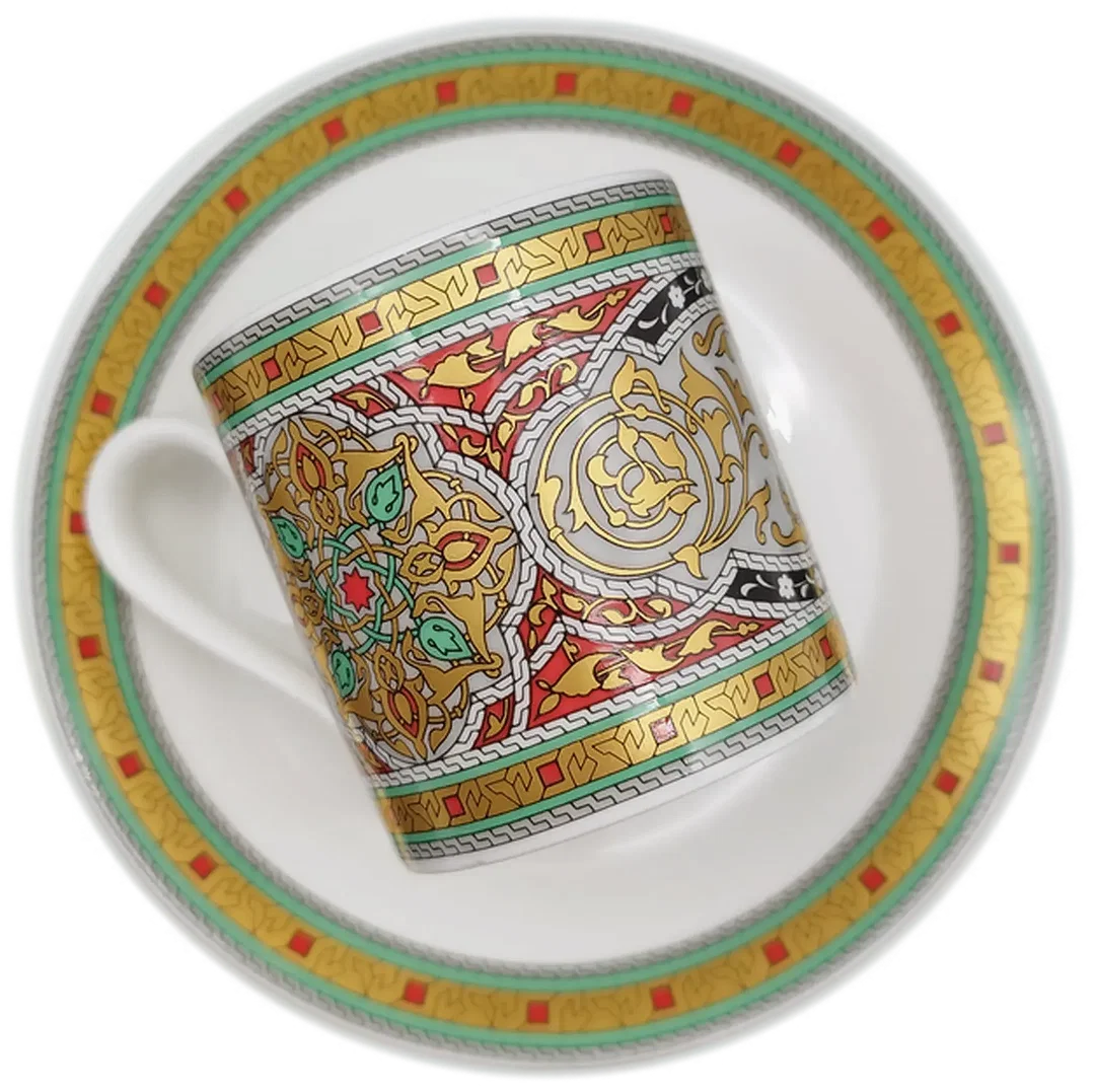 Villeroy & Boch Heinrich Mokkaset, Ornamentic Arabja, Porzellan 2-tlg. | Sammlerstück – Bild 2