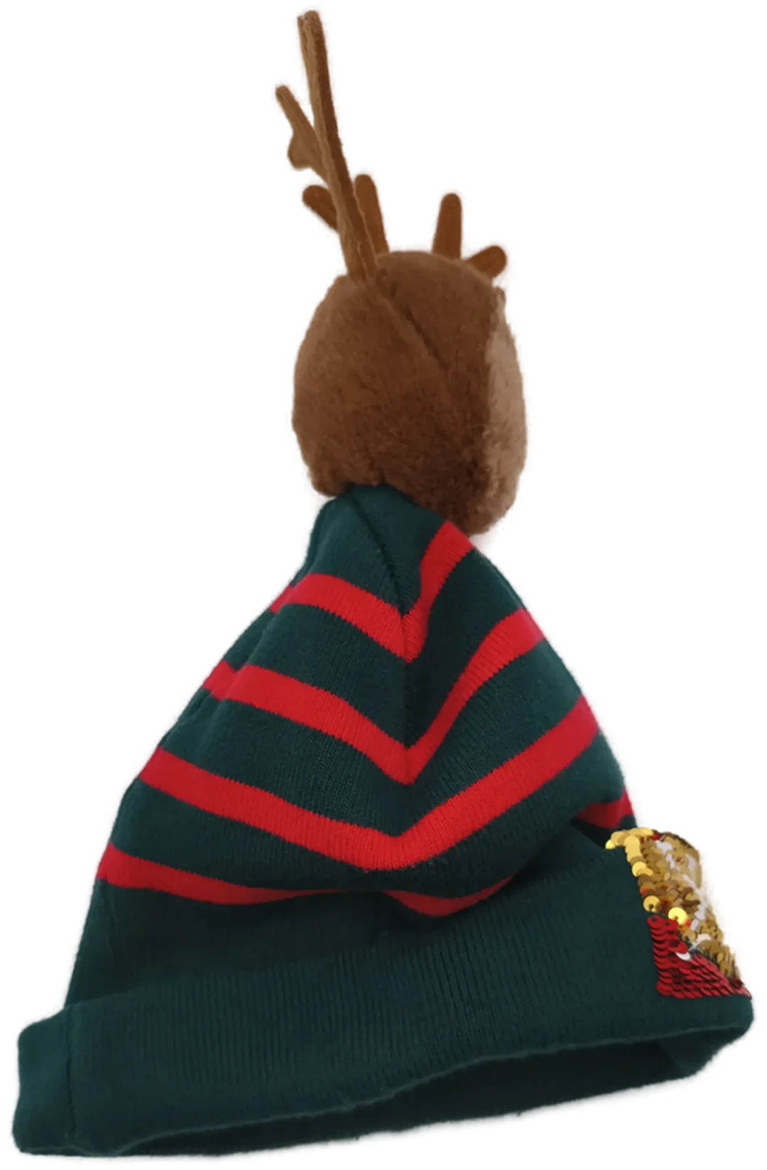 H&M, Weihnachtsmütze Kinder, "Elch", Gr. 104 – Bild 3