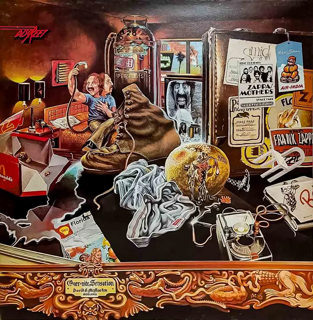 Frank Zappa – Over-Nite Sensation LP 1973 Discreet UK - Bild 2