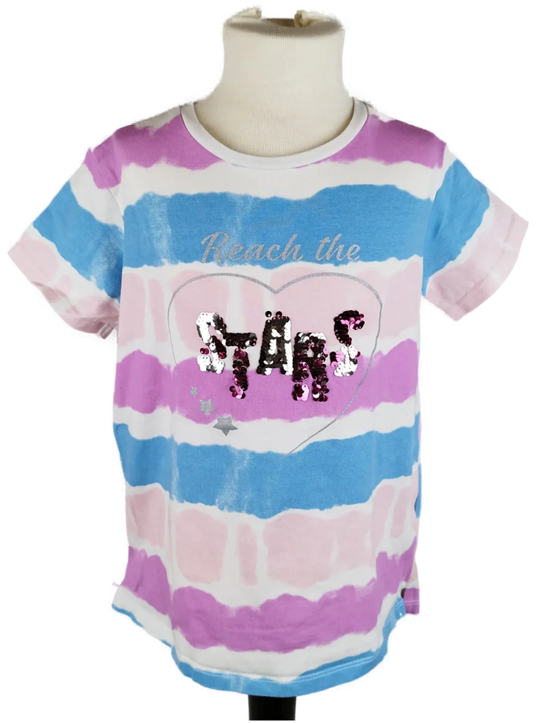 Plaza Italia Mädchenshirt - 7-8 Jahre / Tie-Dye Look - Bild 1