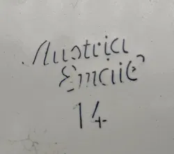 Austria Emaile Topf mit Deckel - Bild 5