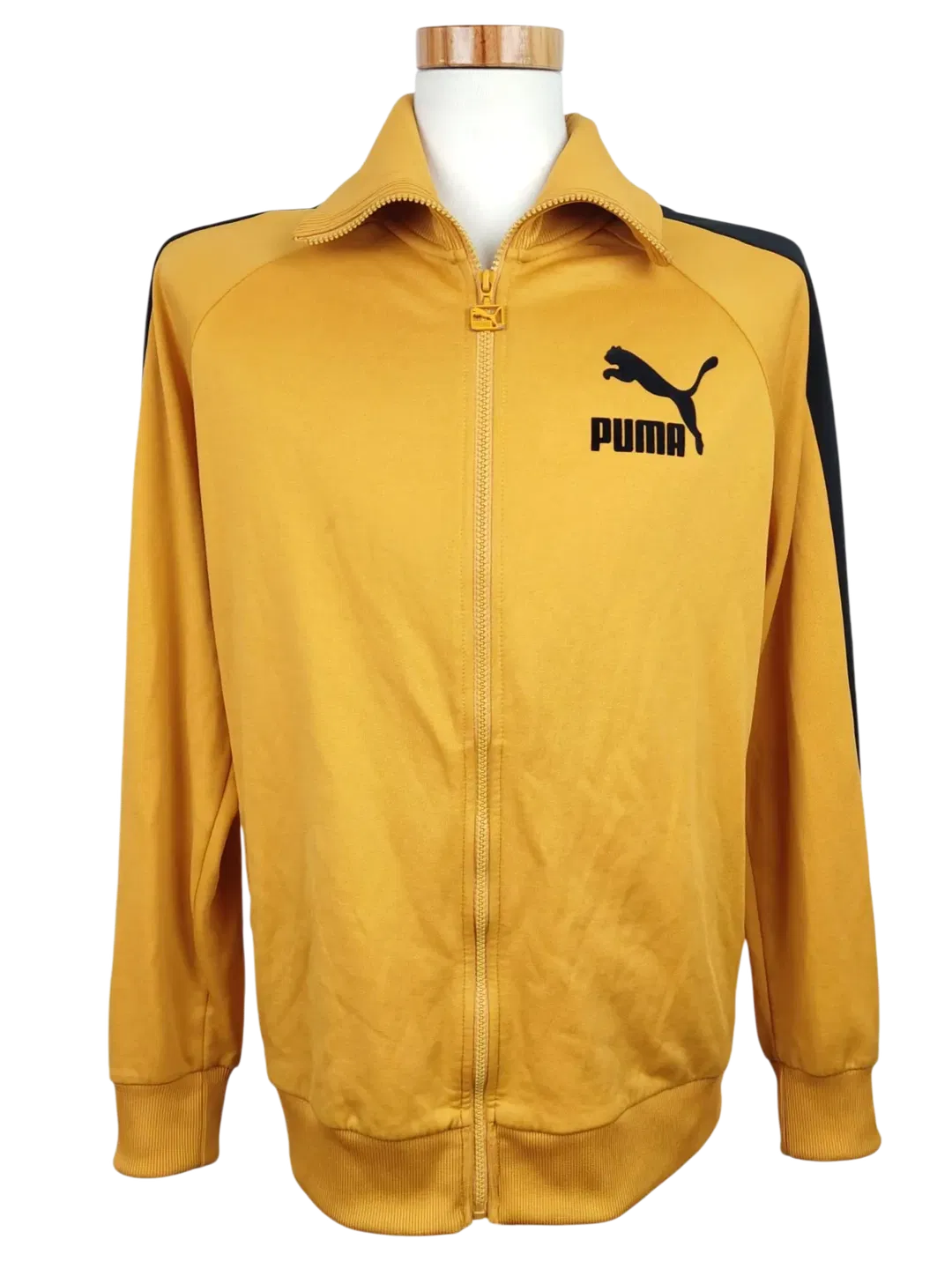 Puma Herren Trainingsjacke, gelb - Gr. L  - Bild 1