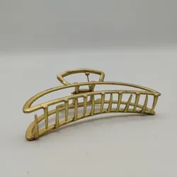 Minimalistische Haarklammer in Gold - Bild 3