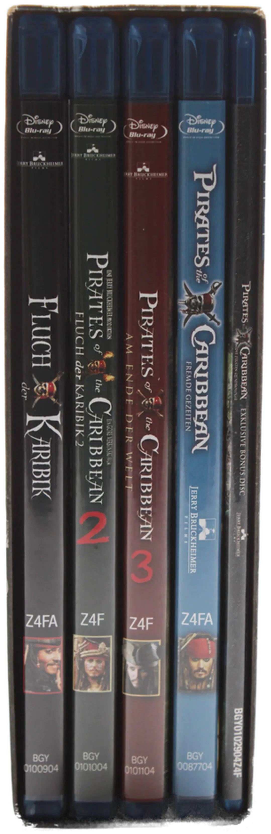 Blu Ray Box Pirates of the Caribbean – Die Piraten Quadrologie | 5 Discs | Disney – Bild 3