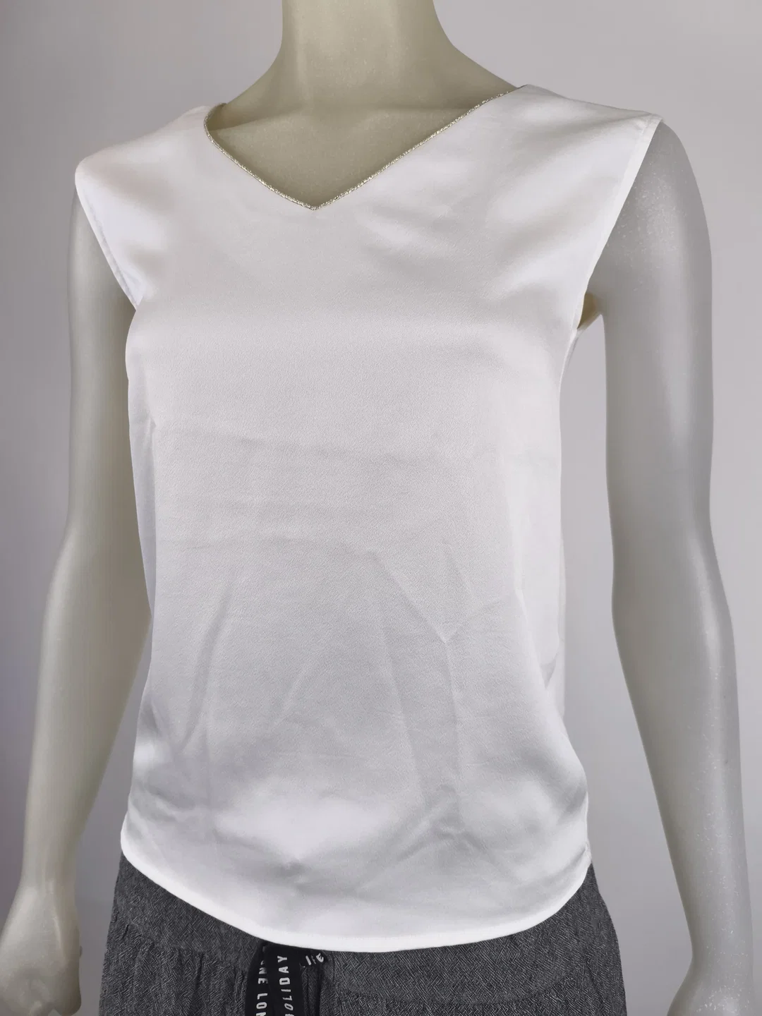 Grain de Malice, Damenbluse, Gr. 34, Seide - Bild 1