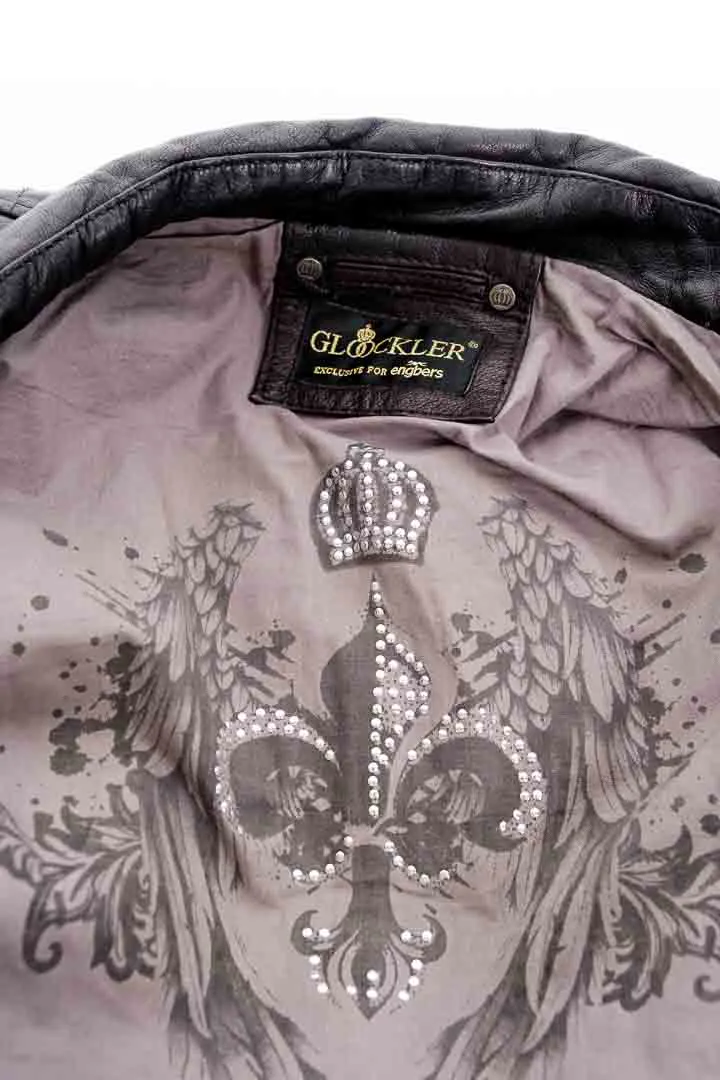Coole Lederjacke der Marke Harald Glööckler, Schwarz XXL EXCLUSIVE for engbers – Bild 5