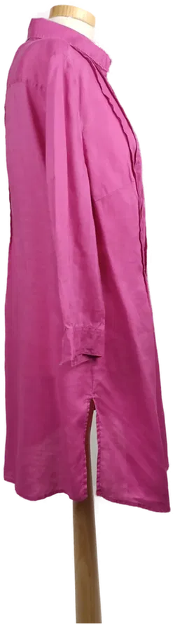 Marco Pecci Hemdblusenkleid mini pink- XL/42 - Bild 3