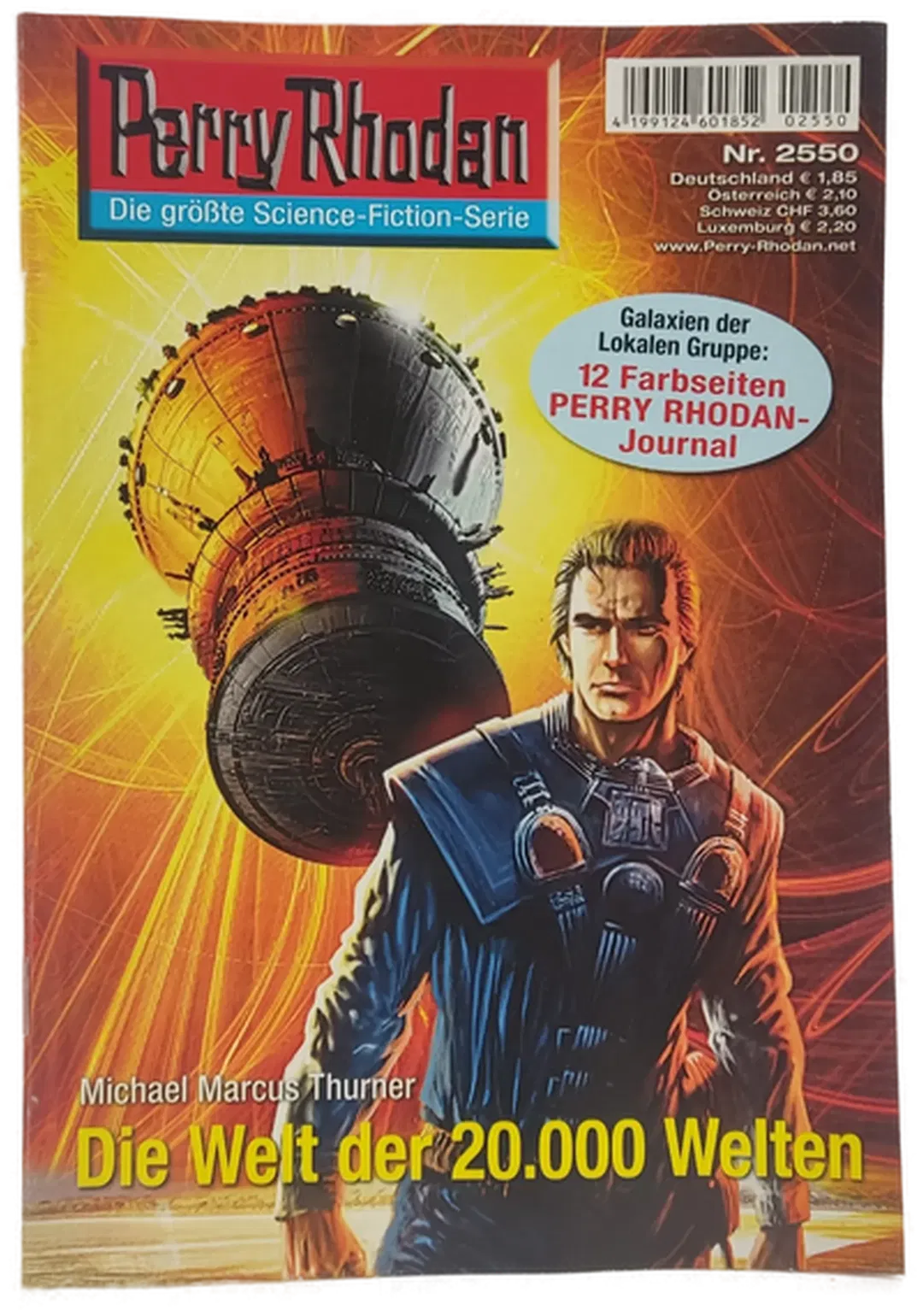 Romanheft Perry Rhodan Die Welt der 20.000 Welten Erstauflage Nr. 2550 - Bild 2
