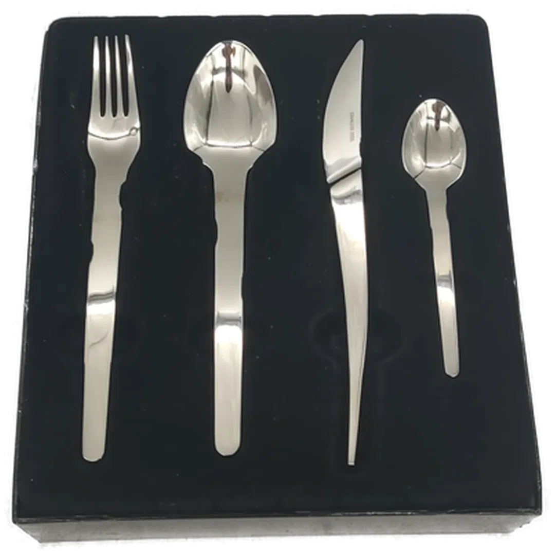 Besteckset Edelstahl 18/8, 20-teilig modern glänzend – Bild 3