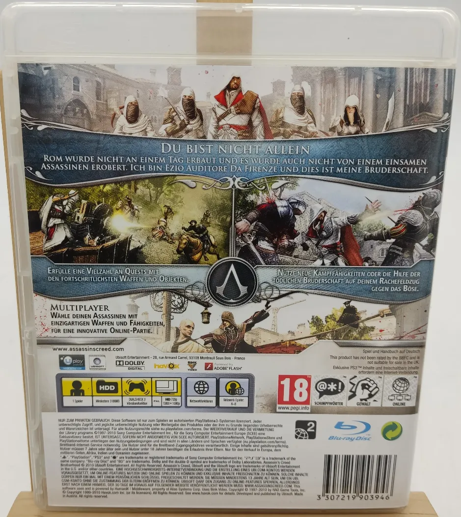 Playstation Sony PS3 Spiel Assassin's Creed Brotherhood – Bild 2