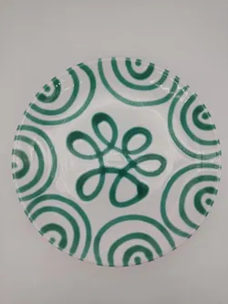 Gmundner Keramik - Desserteller grün geflammt, 2 Stück - Bild 3