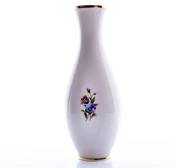 ROYAL BAVARIA Porzellanvase mit Blumenmuster, Höhe 28cm - Bild 2