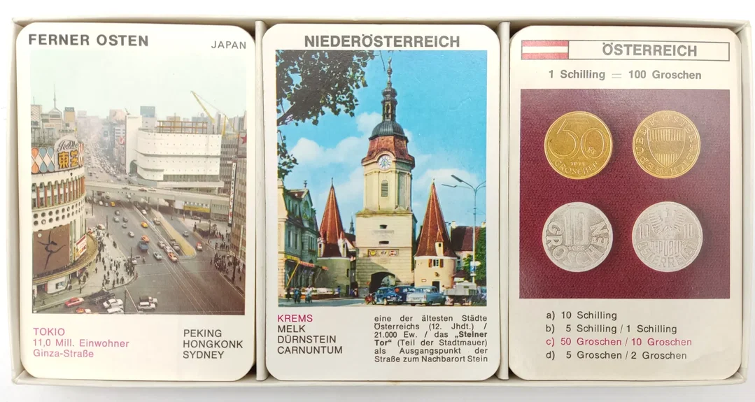 3 Quartette Nr. 981 - Vintage Kartenspiel  – Bild 2