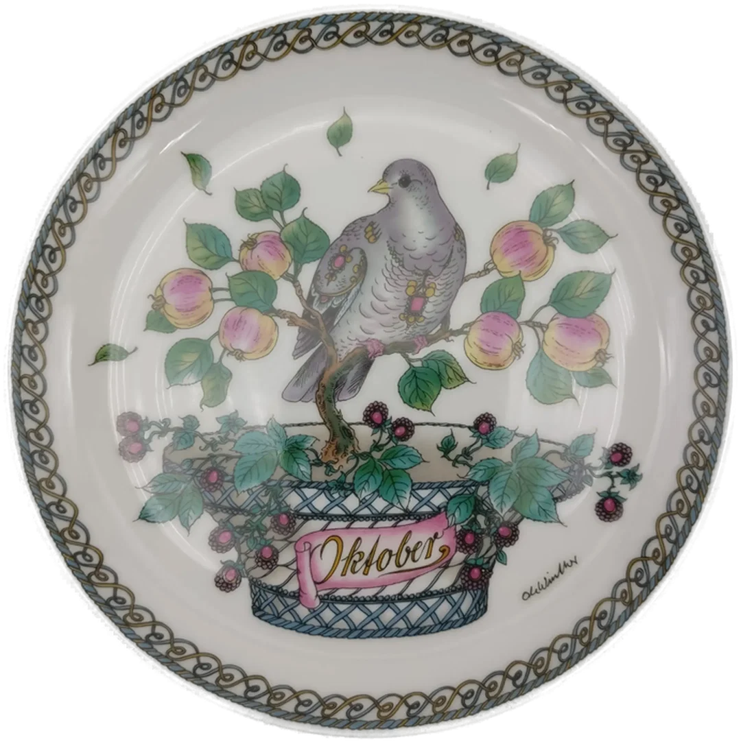 Hutschenreuther - Original Monatssammelteller 12 Stück - Design "Ole Winther" – Bild 3