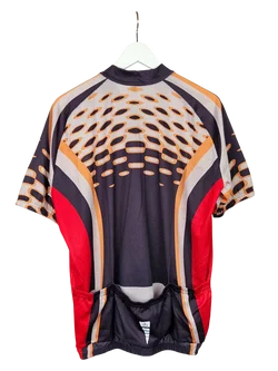 LÖFFLER Herren Rennrad Shirt, schwarz-rot-orange - Gr. L - Bild 2