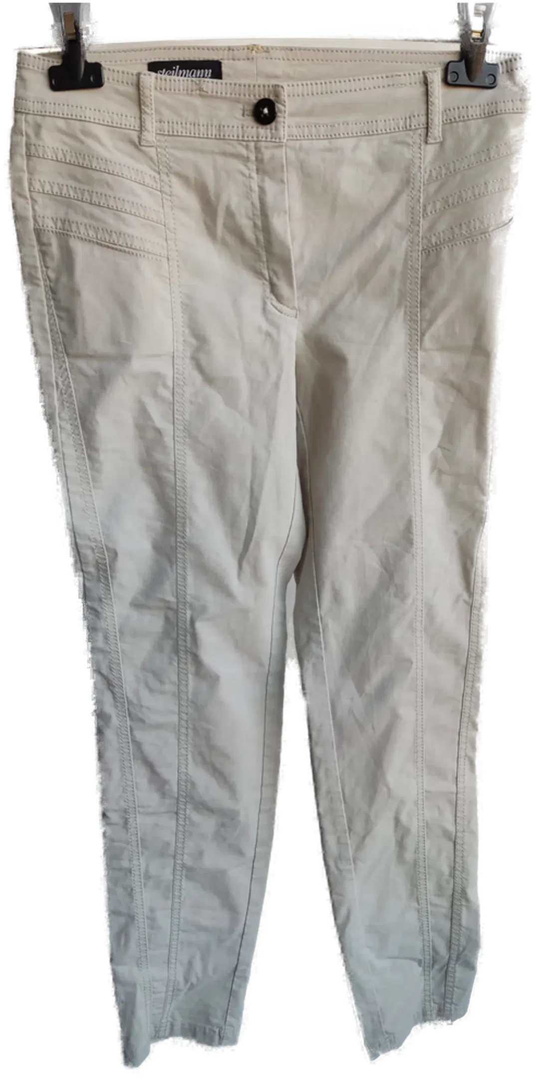 Steilmann Edition Damenhose, beige - Gr. 36 - Bild 4