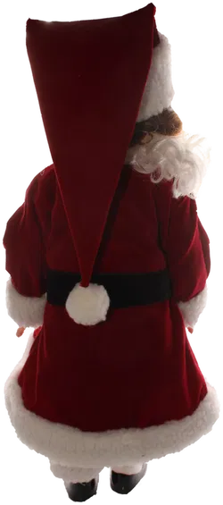 Hamiro Weihnachtsmann / Nikolaus Puppe ca. 59 cm – Originalkleidung – mit Originalkarton (Gebrauchsspuren) - Bild 2