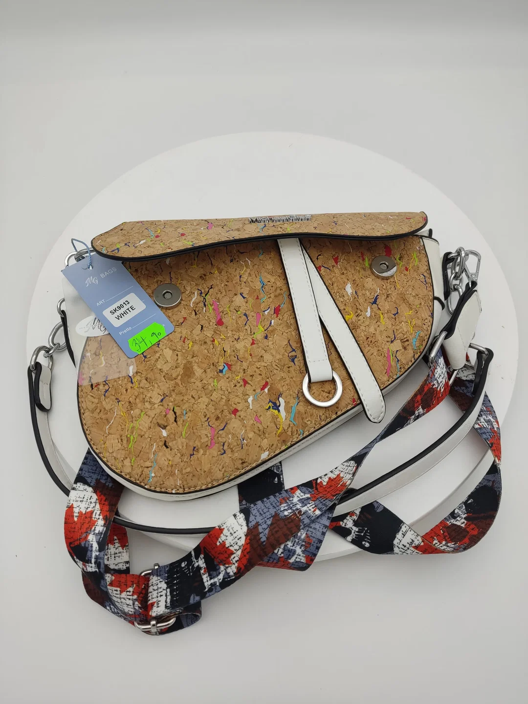 Michael Giss Trendige Bunte Damen Handtasche - NEU mit Etikett – Bild 2