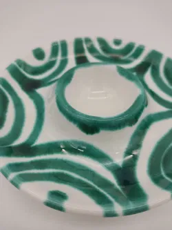 Gmundner Keramik - Eierbecher grün - 4 Stück - Bild 7
