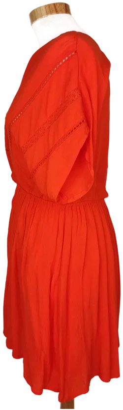 Vero Moda Damen Tunika orangerot - XS/34 - Bild 3