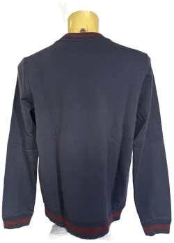 HUGO BOSS Herren Pullover Gr. L Slim Fit blau - Bild 3
