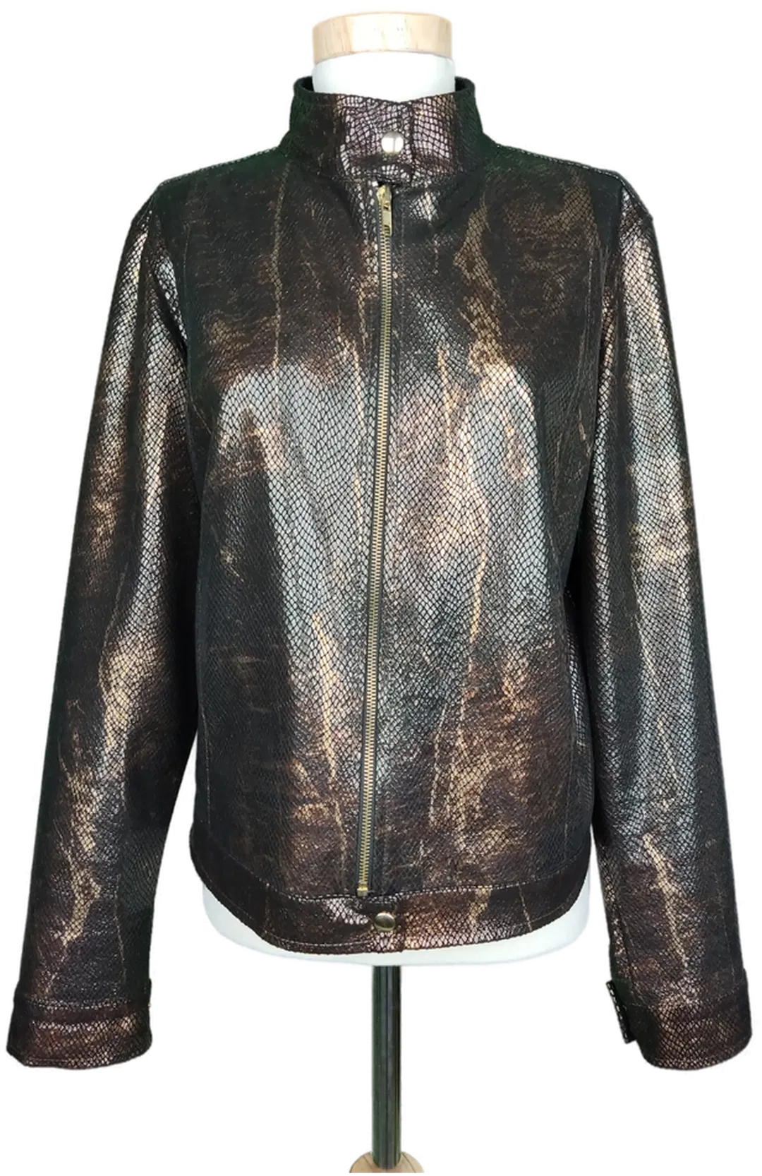 Giusy&co. Damen Zweiteiler Schlangenlederoptik - L/40 - Bild 1