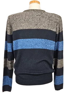 Vintage Herren Strickpullover, multicolor - Gr. M  - Bild 3
