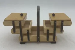Vintage-Nähkästchen aus Holz - Bild 3
