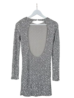ZARA Damen Partykleid, silber - Gr. M – Vorschau 2