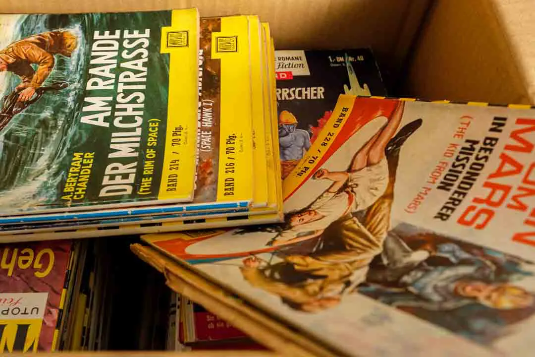 Vintage Pulp Fiction: eine Kiste voller "TERRA" Utopische Romane – 84 Hefte + 22 Extrabände + 18 Sonderbände (Moewig Verlag) – Bild 2