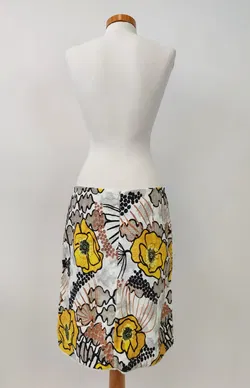 JONES Damenrock mehrfärbig mit Blumenmuster - Gr. 40 - Bild 3