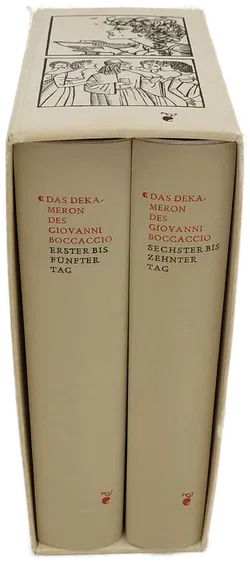 Das Dekameron des Giovanni Boccaccio. Zwei Bände - Bild 2