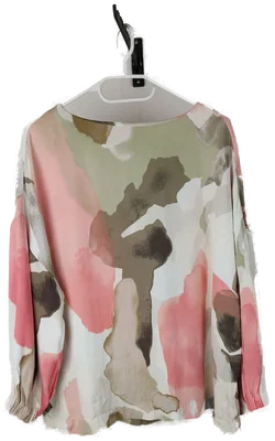 Damenbluse s.Oliver Black Label Viskose Aquarell-Print | Leicht & Elegant - Bild 5