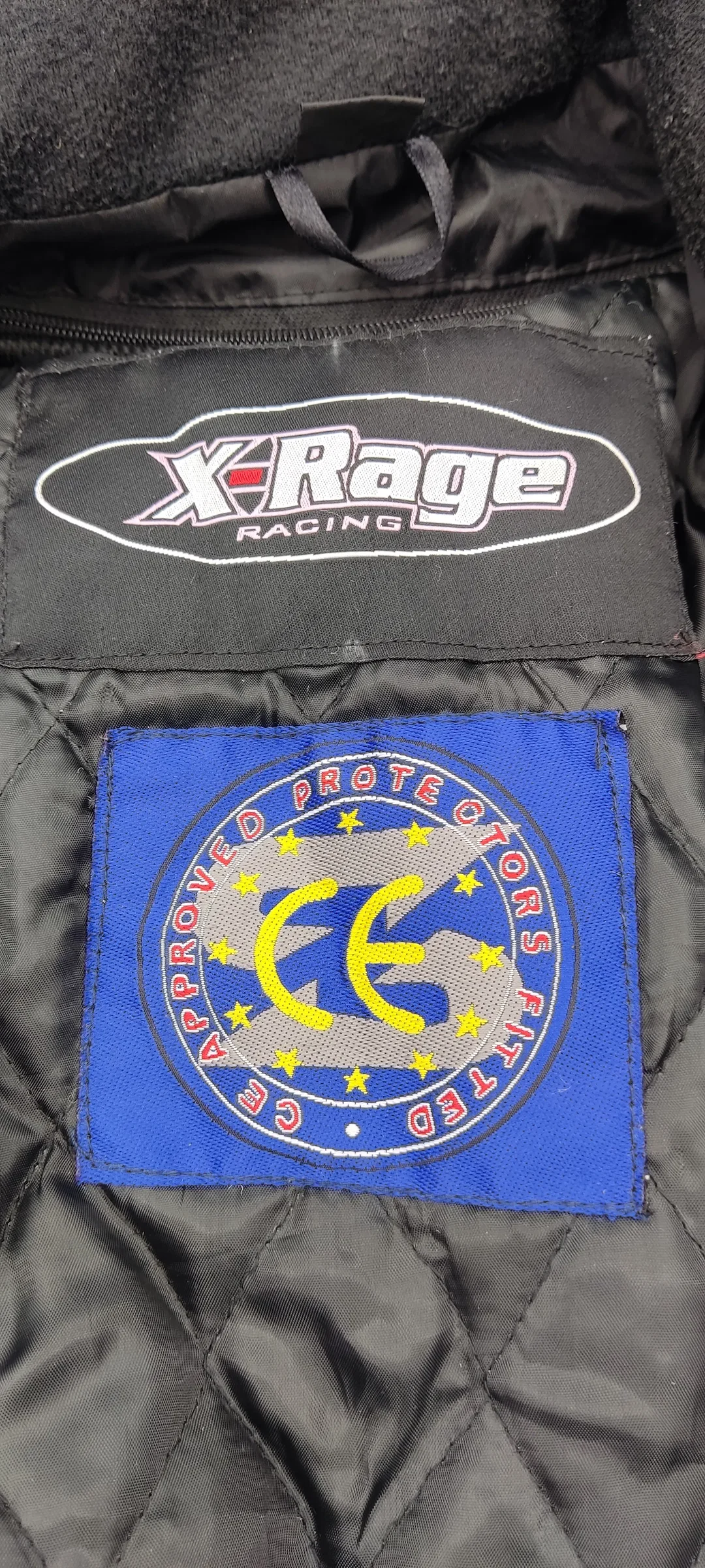 X-RAGE Herren Motorradjacke schwarz Gr. S – Bild 2