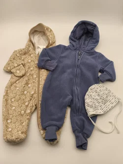 2 Stk. Overall Baby, Gr. 50/56 – Vorschau 1