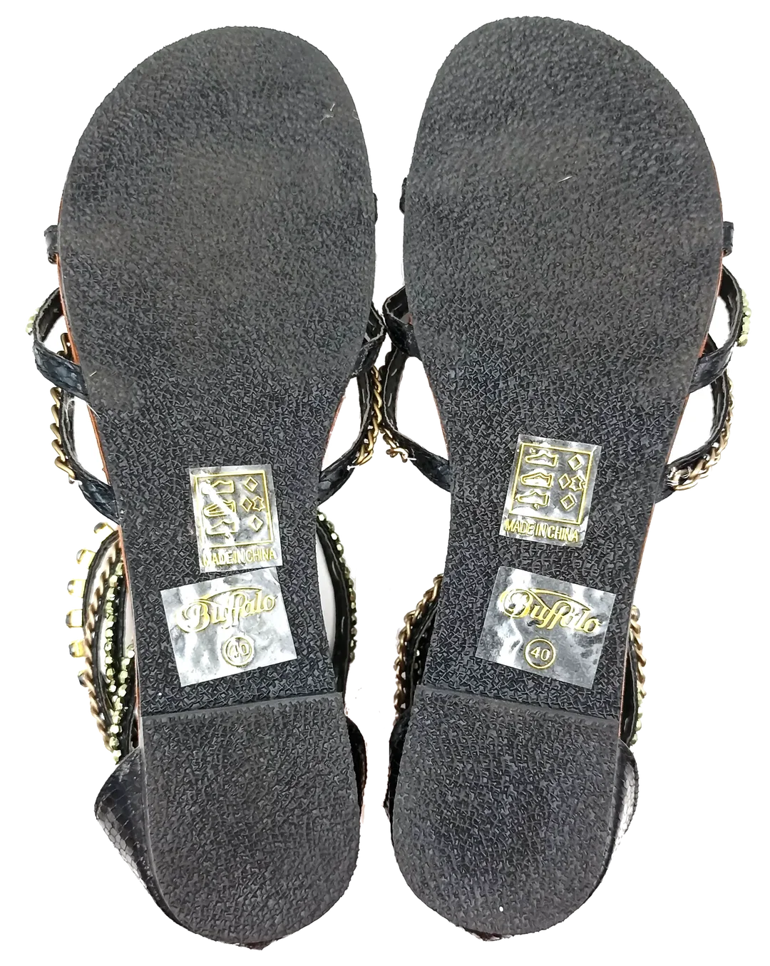 Buffalo Girl Sandalen Kettendetails Gr. 40 – Bild 4