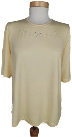 Gerwi Damen T-Shirt gelb - L/40  - Bild 1