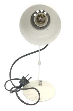 Vintage Tischlampe, creme - Höhe ca. 34 - Bild 3