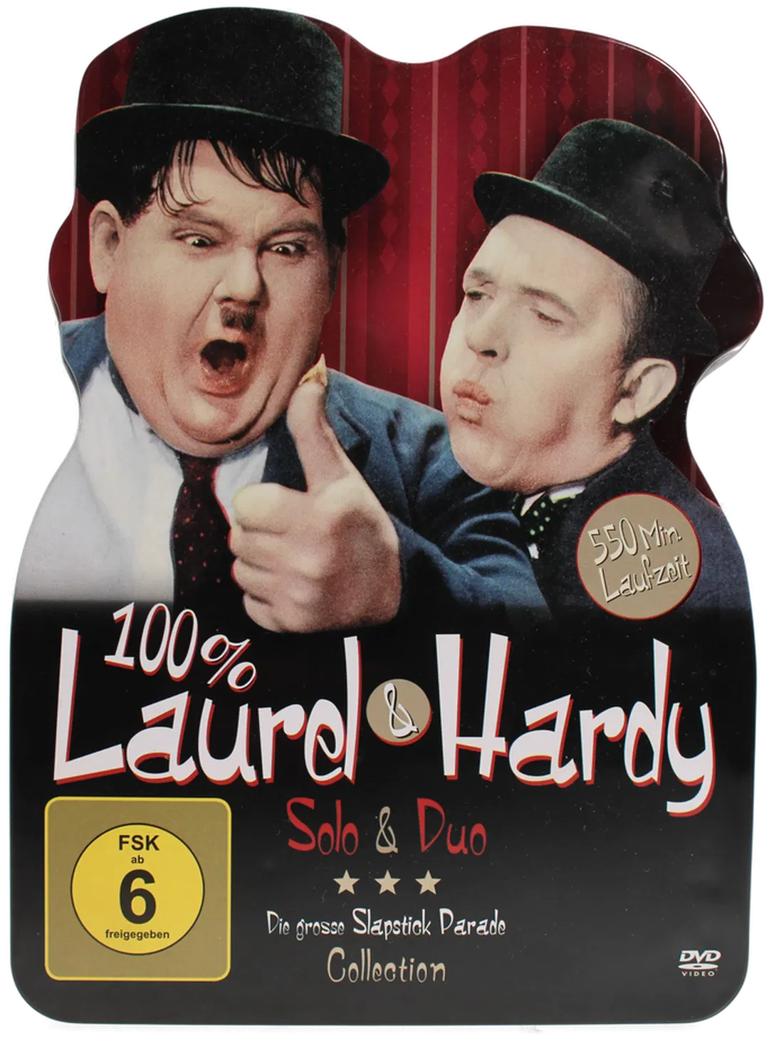 DVD - Box Laurel & Hardy  – 100% Solo & Duo, Slapstick Collection, 550 Min. Laufzeit - Bild 1