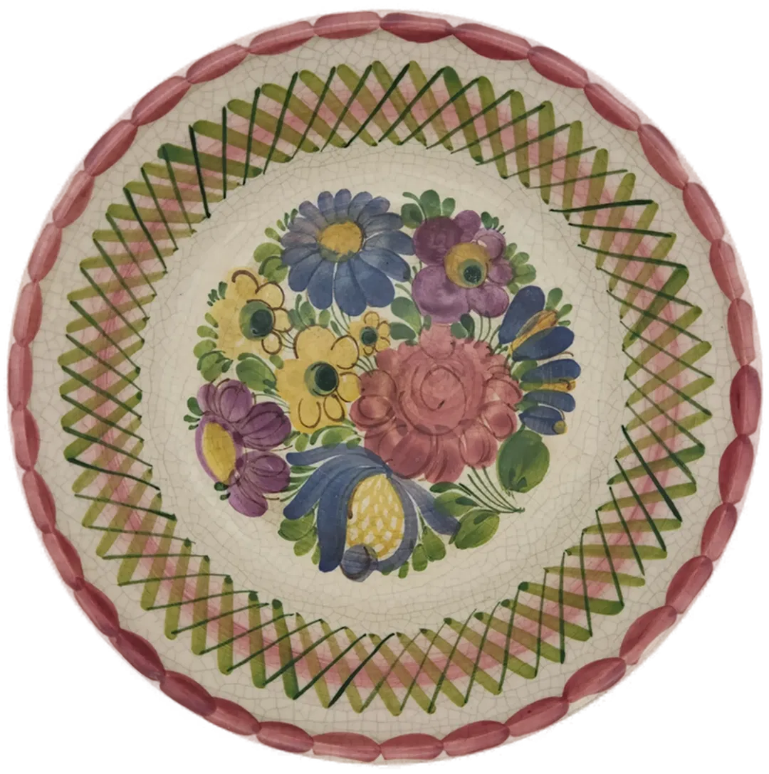 Teller Gmundner Keramik Zum Aufhängen Ø28cm | Wand-Unikat - Bild 1