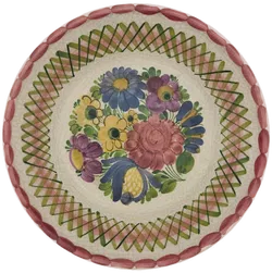 Teller Gmundner Keramik Zum Aufhängen Ø28cm | Wand-Unikat - Bild 1