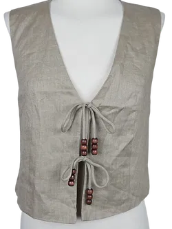 ZARA Damen Weste, beige - Gr. XS  - Bild 4