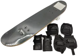 Skateboard-Set mit Knie-, Ellbogen- und Handschützer Frühling - Bild 1